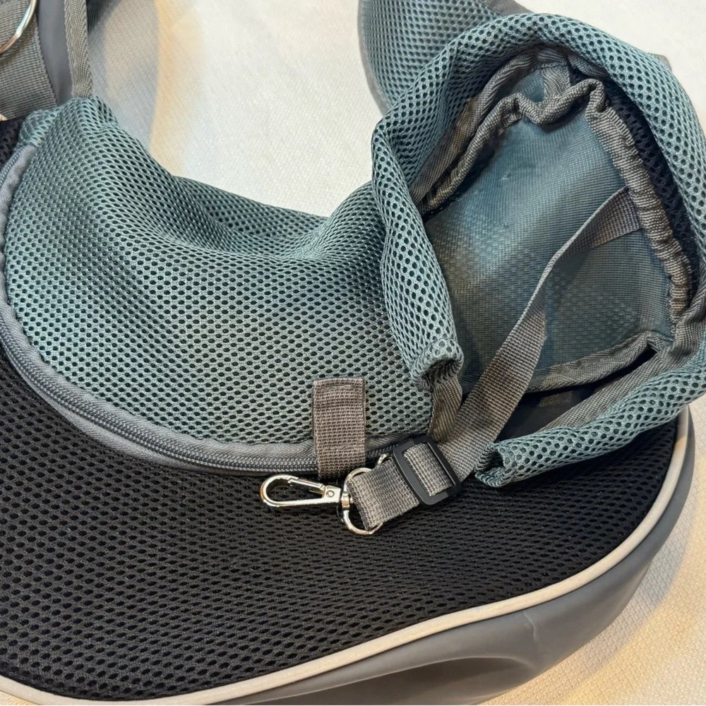 YUDODO Pet Sling Carrier for Small Dogs & Cats Hands Free Breathable Mesh